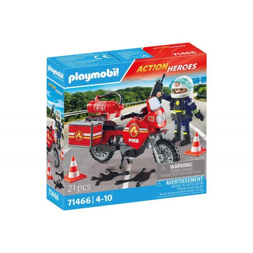 PLAYMOBIL 71466 MOTO DE BOMBEROS [0]