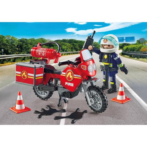 PLAYMOBIL 71466 MOTO DE BOMBEROS [1]
