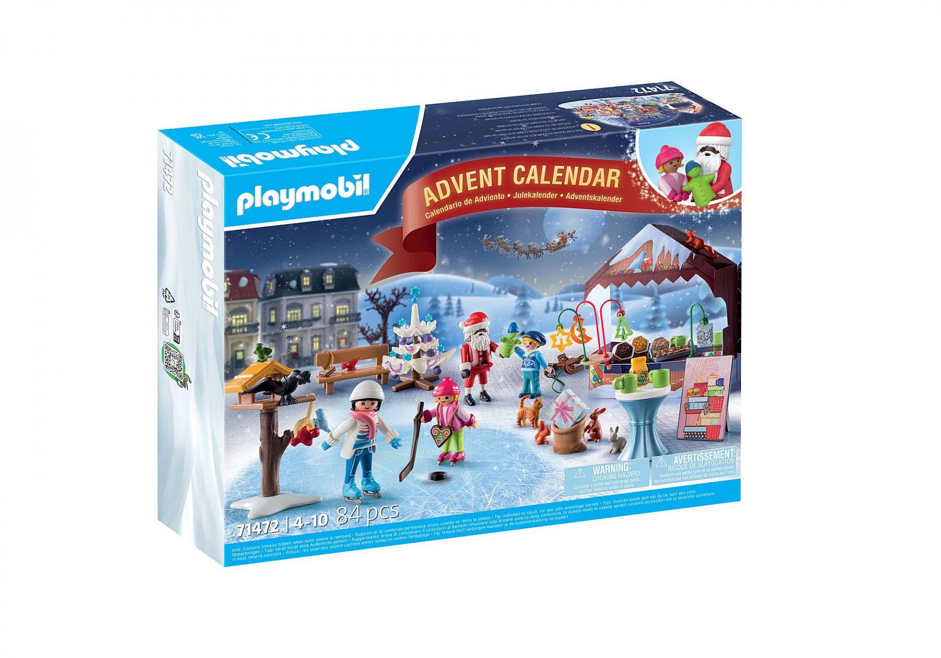 PLAYMOBIL 71472 CALENDARIO DE ADVIENTO - VIAJE AL MERCADO NAVIDEÑO