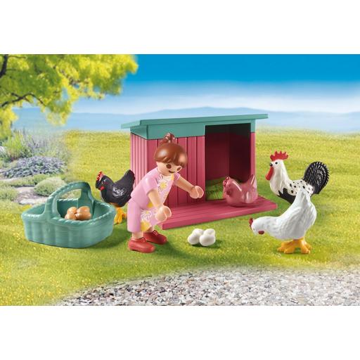PLAYMOBIL 71510 CORRAL DE GALLINAS [3]