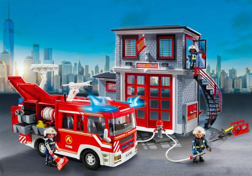 PLAYMOBIL 71603 MEGA SET DE BOMBEROS [1]