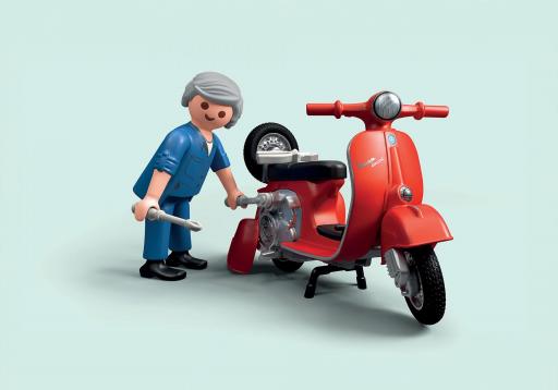 PREVENTA PLAYMOBIL 71620 GARAJE VESPA AÑOS 60 (Disponible mediados de Septiembre) [6]