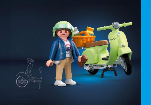 PREVENTA PLAYMOBIL 71621 VESPA 150 SPRINT VELOCE 1969, VERDE CLARO (Disponible mediados de Septiembre) [2]