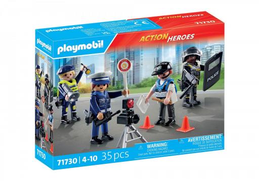 PLAYMOBIL 71730 SET FIGURAS POLICIA