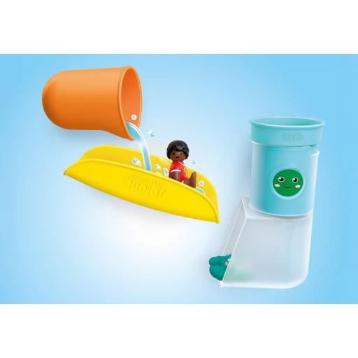 PLAYMOBIL 71775 JUNIOR:  TANQUE DE AGUA CON TOBOGAN [3]