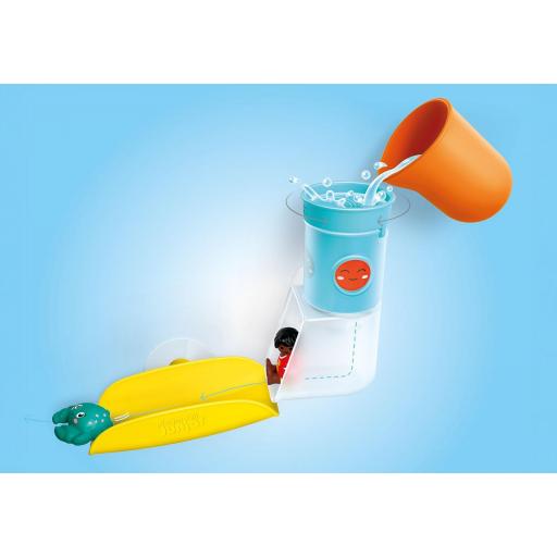 PLAYMOBIL 71775 JUNIOR:  TANQUE DE AGUA CON TOBOGAN [4]