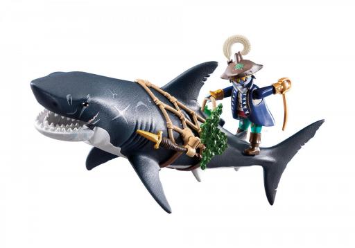 PLAYMOBIL 71793 TIBURON GIGANTE CON PIRATA [1]