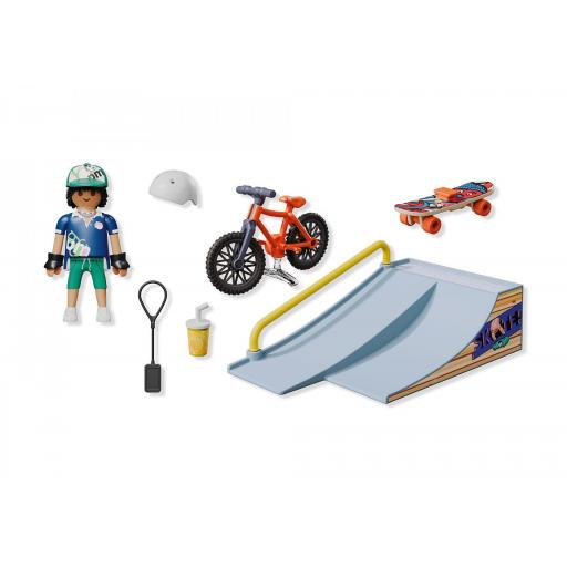 PLAYMOBIL 71798 SKATEBOARD CON RAMPA [3]