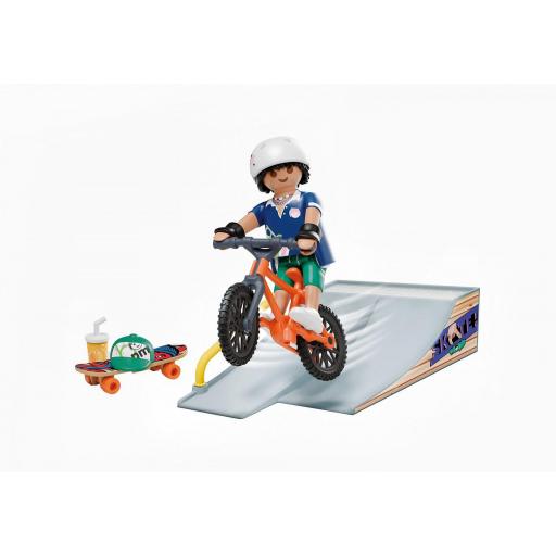 PLAYMOBIL 71798 SKATEBOARD CON RAMPA [1]