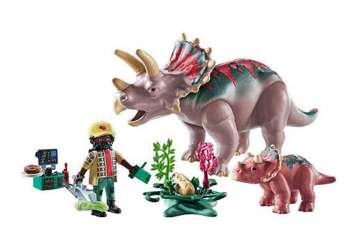 PLAYMOBIL 71821 FAMILIA DE TRICERATOPS [2]