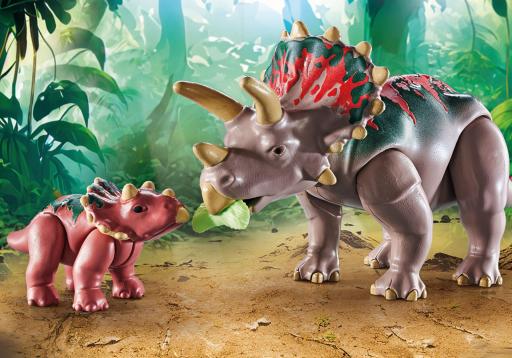 PLAYMOBIL 71821 FAMILIA DE TRICERATOPS [3]