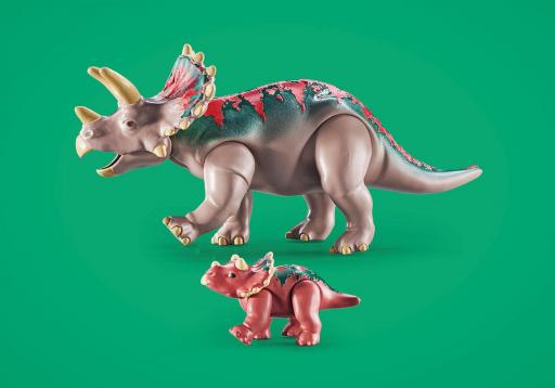 PLAYMOBIL 71821 FAMILIA DE TRICERATOPS [4]