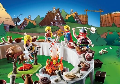 PLAYMOBIL 71827 ASTERIX : EL BANQUETE EN AL ALDEA [2]