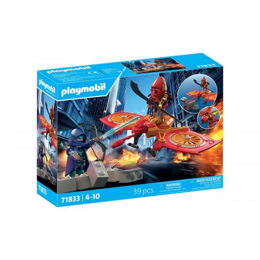 PLAYMOBIL 71833 HEROE DRON LLUCHA CONTRA NINJA MALVADO