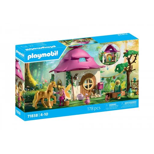 PLAYMOBIL 71838 CASA DE HADAS CON UNICORNIO DORADO