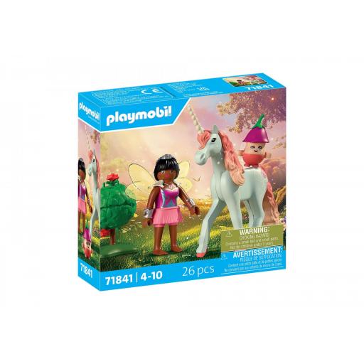 PLAYMOBIL 71841  COLECCIONABLE UNICORNIO SKY ROSE CON HADA [0]