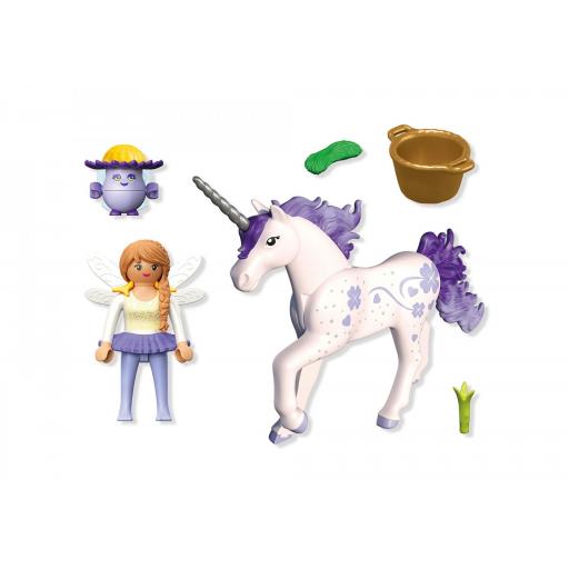 PLAYMOBIL 71843 COLECCIONABLE UNICORNIO LUCKY LAVANDER CON HADA [1]