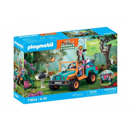 PLAYMOBIL 71854 ANIMALS AND FRIENDS : VEHICULO TODOTERRENO DE COLORES [0]