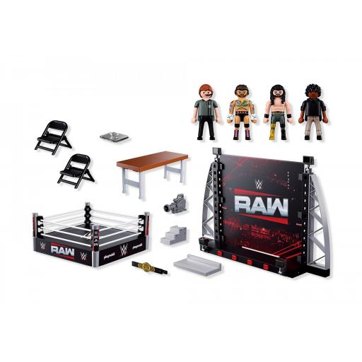 PLAYMOBIL 71956 WWE SET DE COLECCIONISTA RING RAW [1]