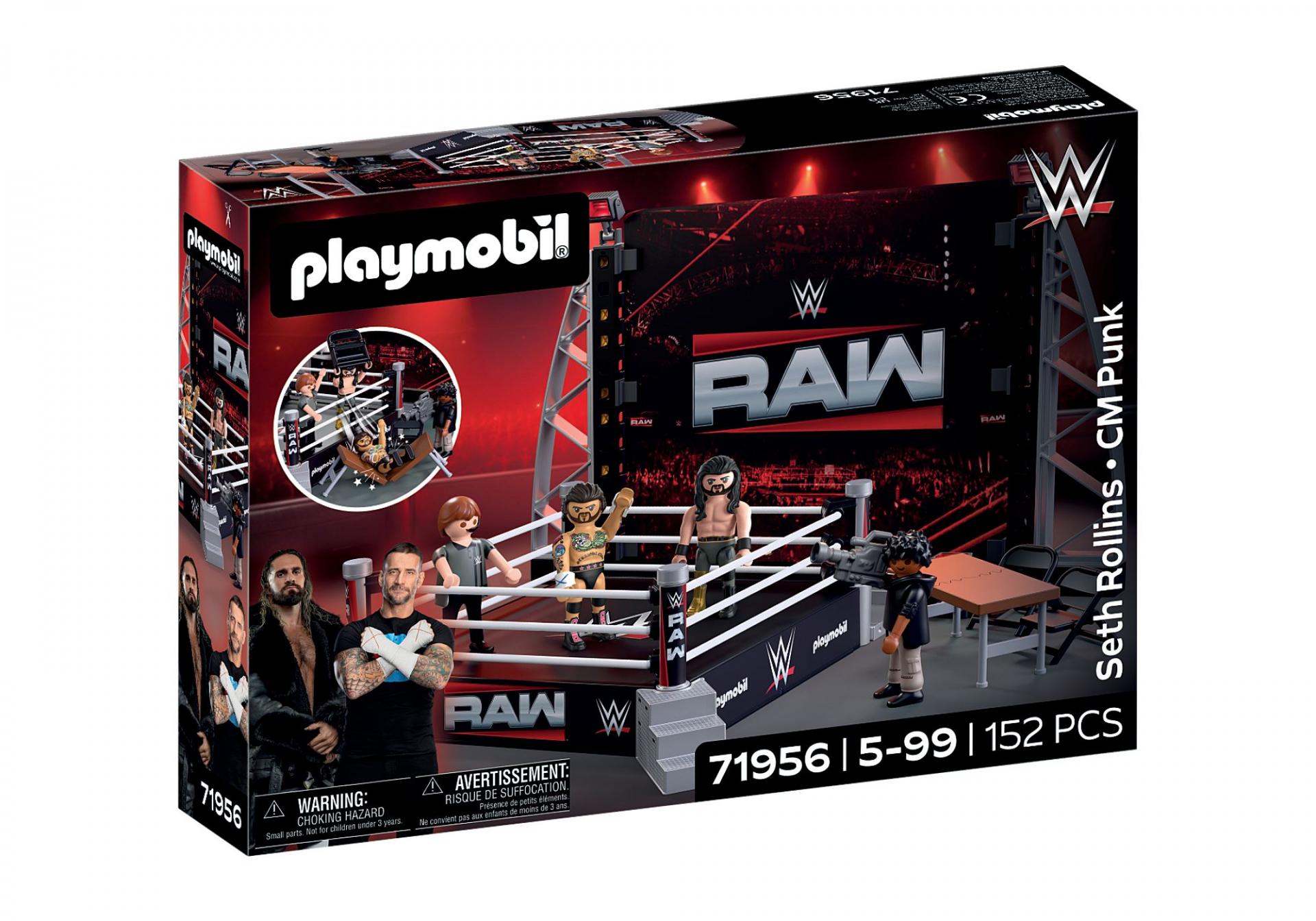 PLAYMOBIL 71956 WWE SET DE COLECCIONISTA RING RAW