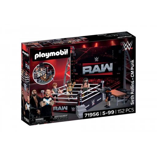 PLAYMOBIL 71956 WWE SET DE COLECCIONISTA RING RAW [0]