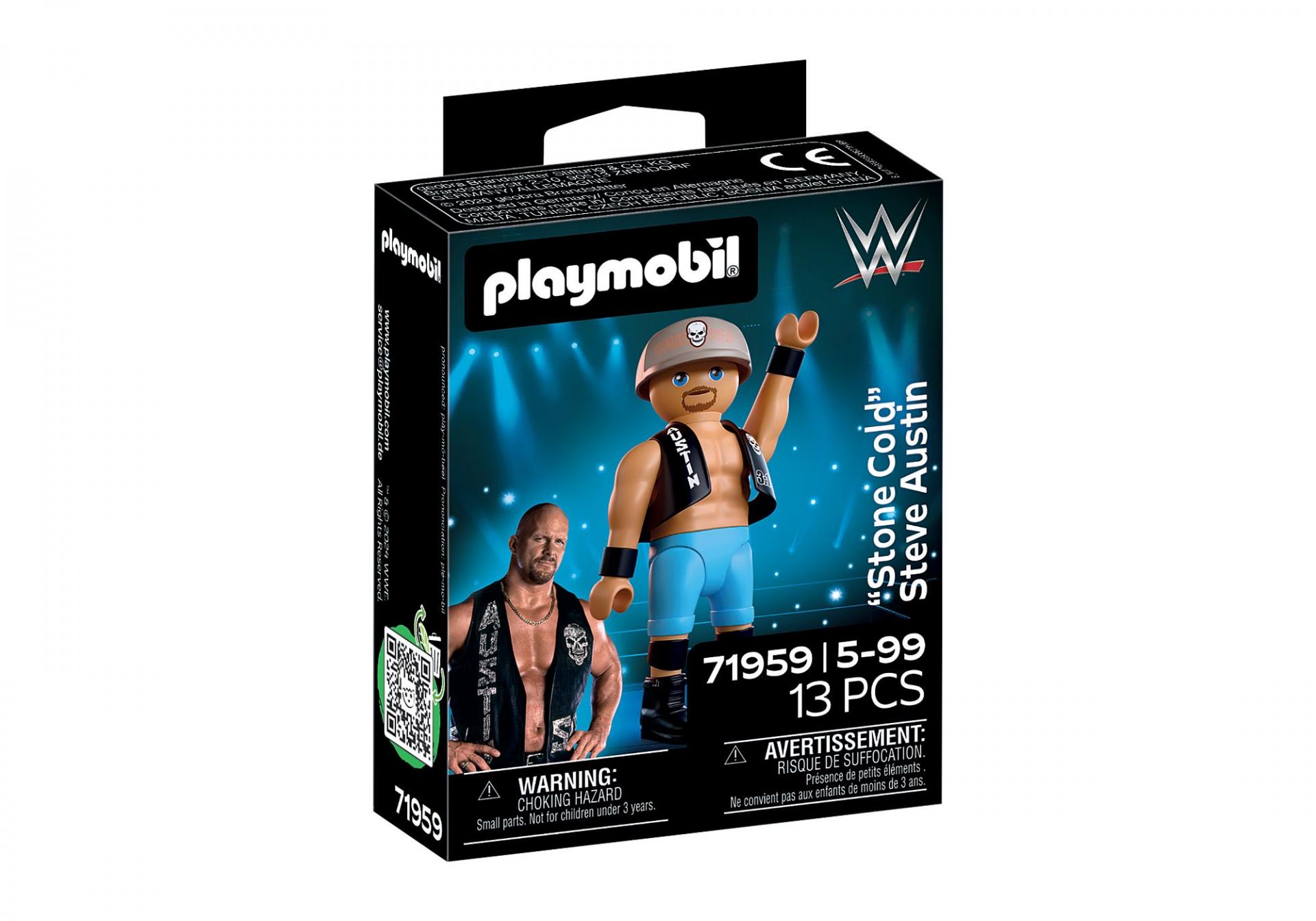 PLAYMOBIL 71959 WWE "STONE COLD" STEVE AUSTIN