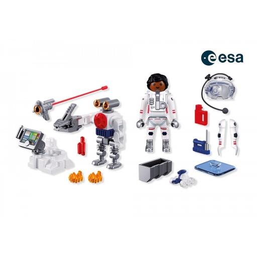 PLAYMOBIL 72014 MUJER ASTRONAUTA DE LA ESA CON ROBOT [3]