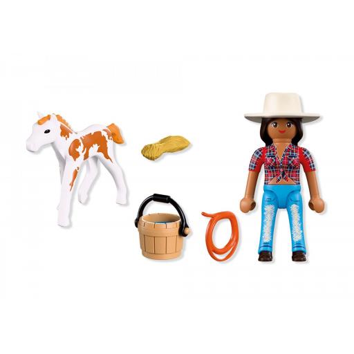 PLAYMOBIL 72026 DUO PACK JINETE CON CABALLO [3]