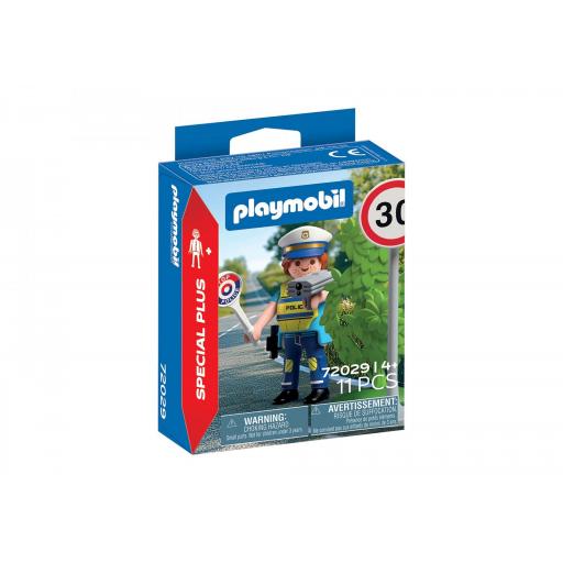 PLAYMOBIL 72029 SPECIAL POLICA CON RADAR DE VELOCIDAD