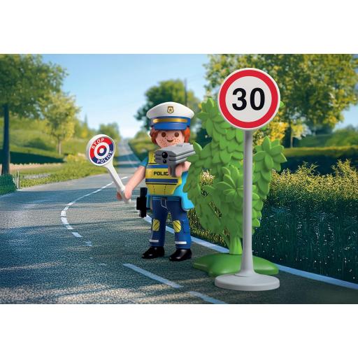 PLAYMOBIL 72029 SPECIAL POLICA CON RADAR DE VELOCIDAD [2]