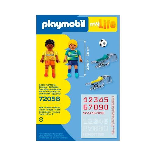 PLAYMOBIL 72058 JUGADORES DE FUTBOL [1]