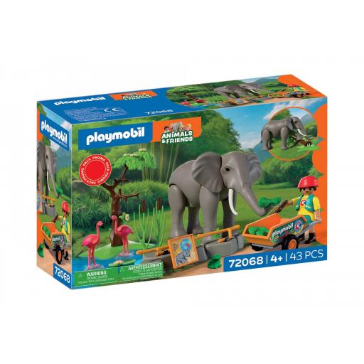 PLAYMOBIL 72068 ELEFANTE CON CUIDADOR