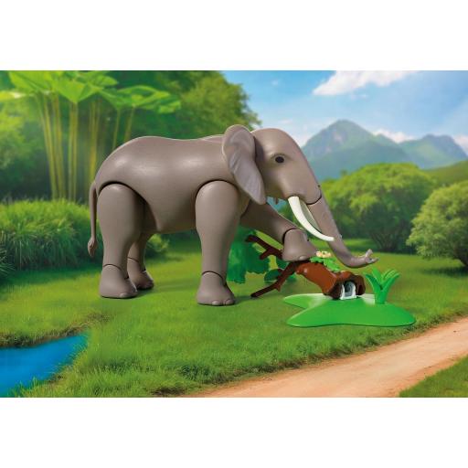 PLAYMOBIL 72068 ELEFANTE CON CUIDADOR [1]