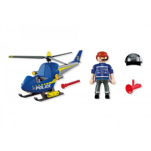 PLAYMOBIL 72080 HELICOPTERO DE POLICIA CON RADAR [4]
