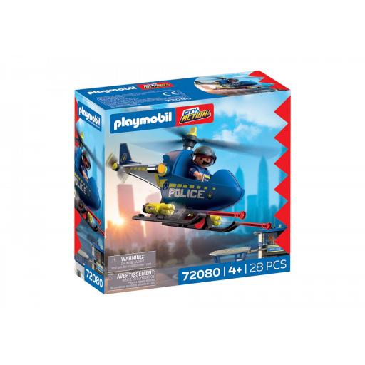 PLAYMOBIL 72080 HELICOPTERO DE POLICIA CON RADAR