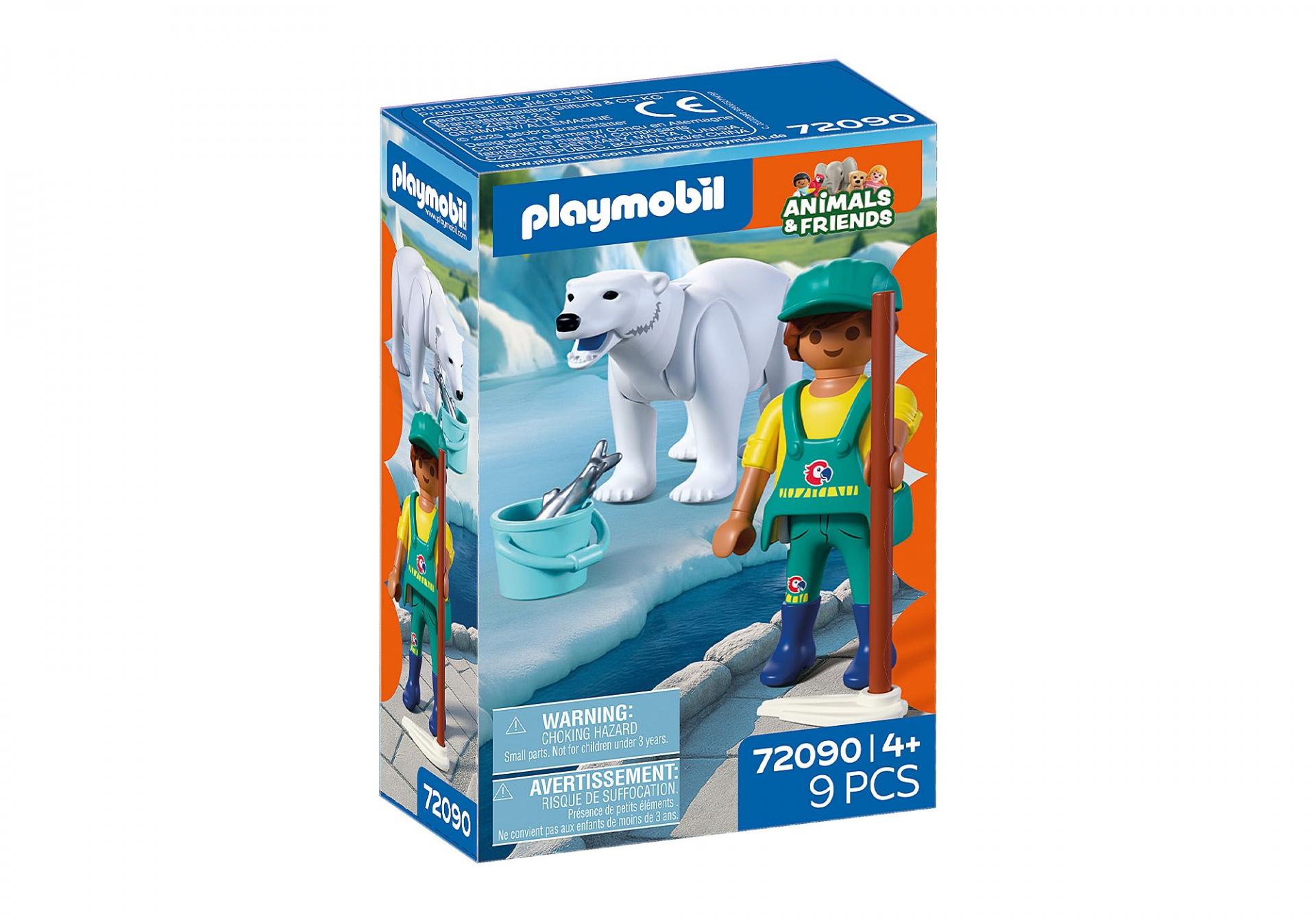 PLAYMOBIL 72090 ZOO: OSO POLAR Y CUIDADOR