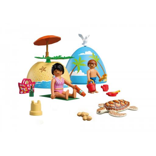 PLAYMOBIL 72101 PLAY EGG: VACACIONES EN LA PLAYA [1]