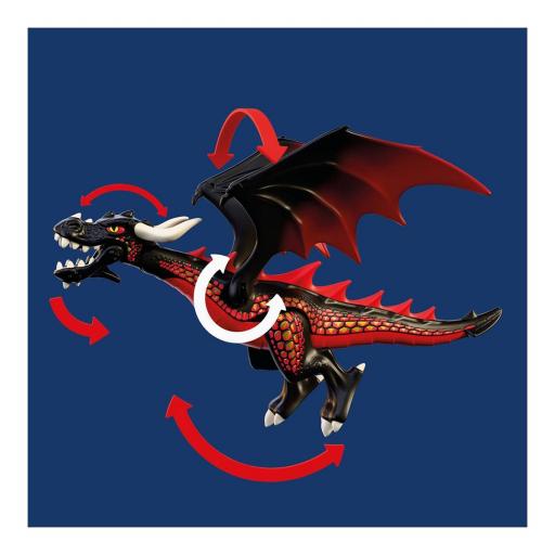 PLAYMOBIL 72114 DRAGON NEGRO [3]