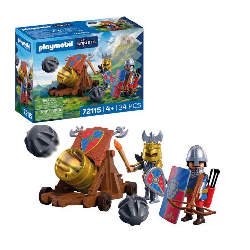 PLAYMOBIL 72115 CAÑON DE FUEGO DE LOS CABALLEROS DEL LEON [4]