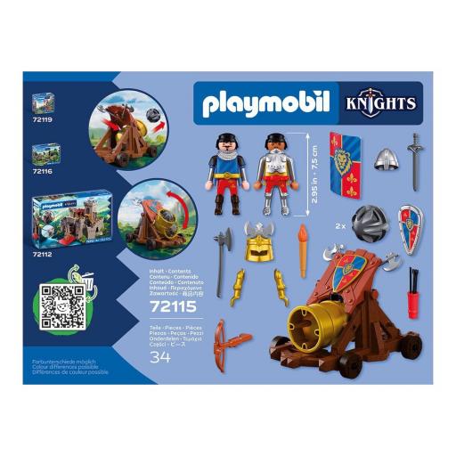 PLAYMOBIL 72115 CAÑON DE FUEGO DE LOS CABALLEROS DEL LEON [3]