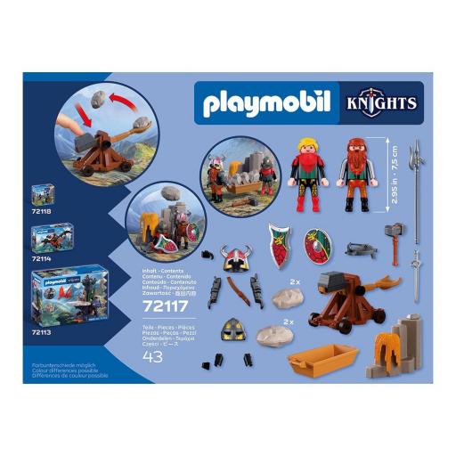 PLAYMOBIL 72117 CATAPULTA DE LOS CABALLEROS DEL DRAGON [1]