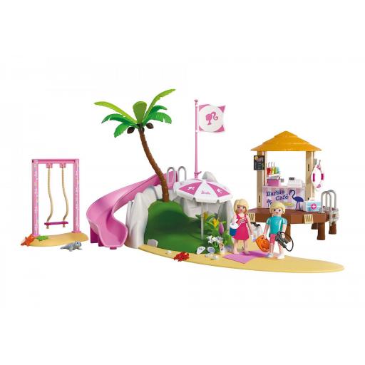 PLAYMOBIL 72121  BARBIE CAFE DE PLAYA (ULTIMA UNIDAD , DESCUENTO POR DAÑO EN CAJA) [4]
