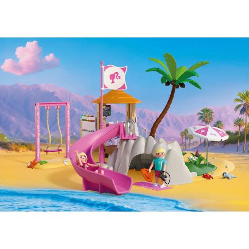 PLAYMOBIL 72121  BARBIE CAFE DE PLAYA (ULTIMA UNIDAD , DESCUENTO POR DAÑO EN CAJA) [3]