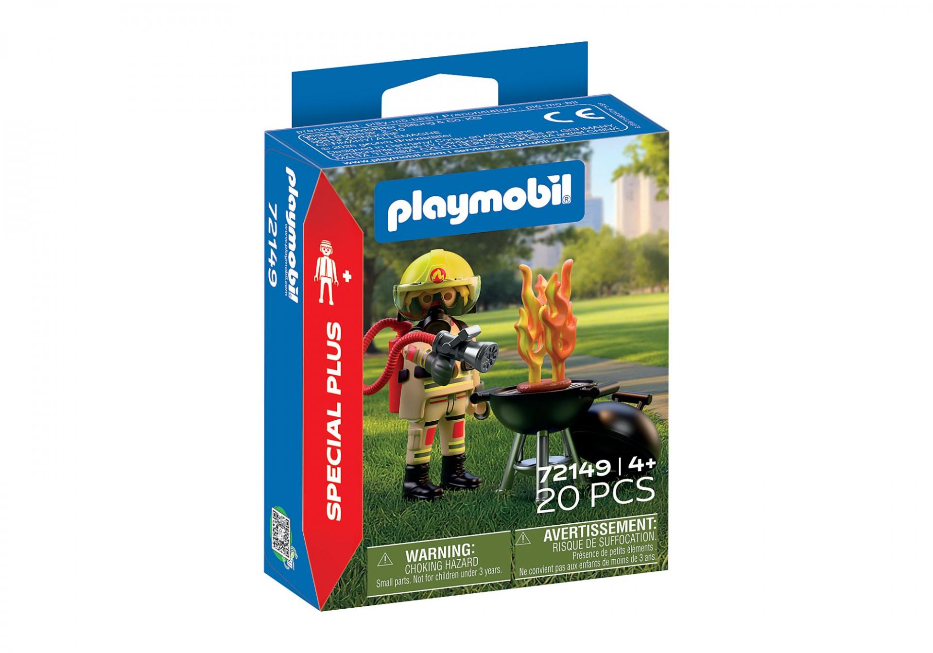PLAYMOBIL 72149 SPECIAL BOMMBERO LUCHA CONTRA INCENDIOS