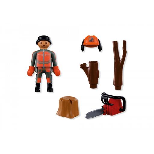 PLAYMOBIL 72150 SPECIAL TRABAJADOR FORESTAL CON MOTOSIERRA [3]