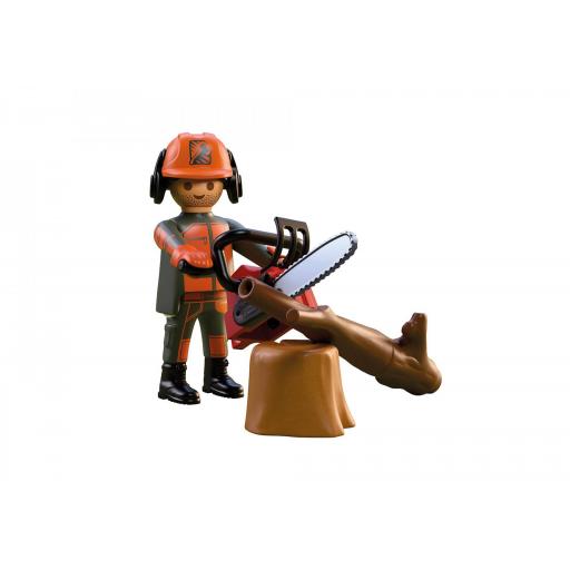PLAYMOBIL 72150 SPECIAL TRABAJADOR FORESTAL CON MOTOSIERRA [1]