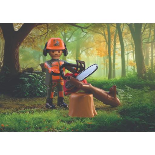 PLAYMOBIL 72150 SPECIAL TRABAJADOR FORESTAL CON MOTOSIERRA [2]
