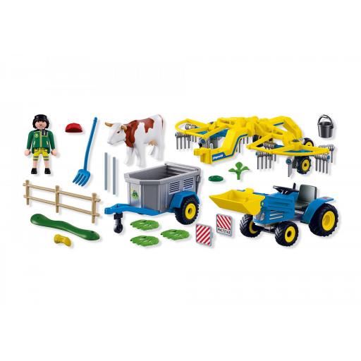 PLAYMOBIL 72163 TRACTOR PEQUEÑO CON HILERADORA DE HENO [2]