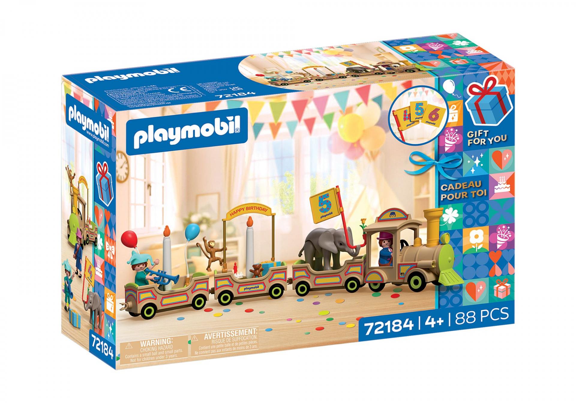 PLAYMOBIL 72184 TREN DE CUMPLEAÑOS