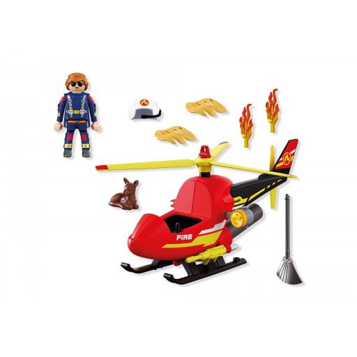 PLAYMOBIL 72196 HELICOPTERO DE BOMBEROS [1]
